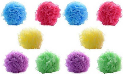 S Comm Loofah(Pack of 10, Multicolor)