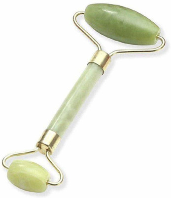 ASHLAS Smooth Facial Roller & Massager Natural Massage Jade Stone for Face Eye Neck Foot Massage Tool (Green) Smooth Facial Roller & Massager Natural Massage Jade Stone for Face Eye Neck Foot Massage Tool (Green) Massager(Green)