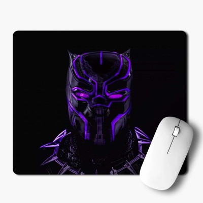 MM9E Black Panther Lover Avengers Hero Printed Gaming Mous Pad, Advaenture Non-Slip Rubber Mousepad(Multicolor)