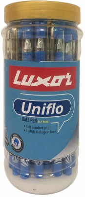 LUXOR Uniflo Jar Ball Pen(Pack of 25, Blue)
