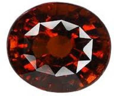 aura gems jewels Brown 6.25 Ratti Loose Gemstone Certified Natural Ceylon Sri Lanka Hessonite – Gomed Stone Garnet Stone