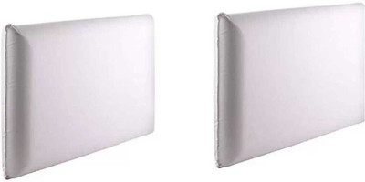 Softy Foam Solid Sleeping Pillow Pack of 2(CREAM PLAIN WHITE)