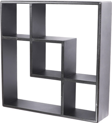 69% OFF on HOME SPARKLE Interconnected MDF (Medium Density Fiber) Wall Shelf(Number of Shelves - 6, Black) 69% OFF on HOME SPARKLE Interconnected MDF (Medium Density Fiber) Wall Shelf(Number of Shelves - 6, Black)