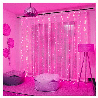 SAYENY 40 LEDs 15 m Pink Steady String Rice Lights(Pack of 1)