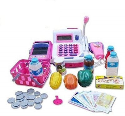 Smartcraft Educational Cash Register Electronic Banking Pretend Play- Batteries Included