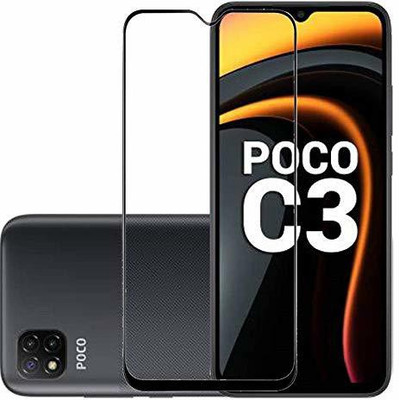 NSTAR Edge To Edge Tempered Glass for Poco M2, Mi Redmi 9 Prime, Poco C3, Mi Redmi 9A, Mi Redmi 9i, Mi Redmi 9, Realme C11, Realme C12, Realme C15, Realme Narzo 20, Realme Narzo 20A, POCO M3, Realme Narzo 30A, Motorola Moto G10 Power, Motorola Moto G30, Moto G30, Moto G10 Power, Realme C20, Realme C