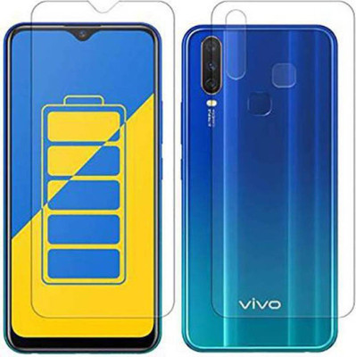 TevarSmart Front and Back Tempered Glass for VIVO Y17(Pack of 2)