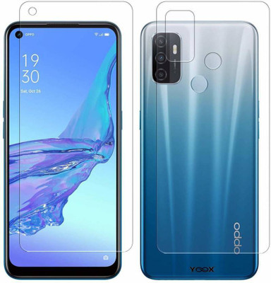 TevarSmart Front and Back Tempered Glass for OPPO-A53(Pack of 2)