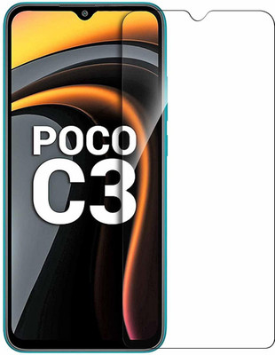 HYPER Tempered Glass Guard for POCO C3(Pack of 1)