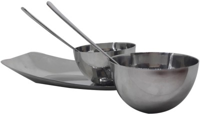 Wanzhow Bowl, Spoon, Tray Serving Set(Pack of 1)