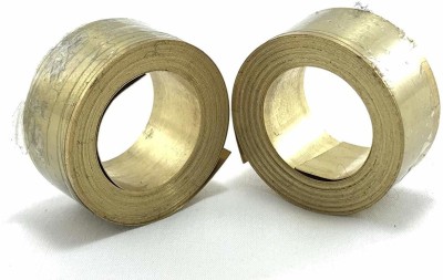 Shubh Sanket Vastu Brass Strip 1 inch (Vastu Remedies) (7.5 feet) (2 Strip Roll) Decorative Showpiece  -  2 cm(Brass, Yellow)