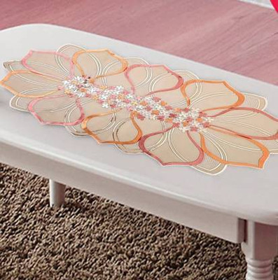 DEEPP COLLECTION Multicolor 80 cm Table Runner(PVC)