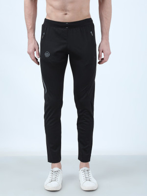 FEVER Solid Men Black Track Pants