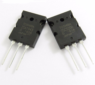 KEKROWN Toshiba Pair of 2SC 5200 + 2SA 1943 15A 300V Amplifier Power Transistor PNP Transistor(Number of Transistors 2) KEKROWN Toshiba Pair of 2SC 5200 + 2SA 1943 15A 300V Amplifier Power Transistor PNP Transistor(Number of Transistors 2)