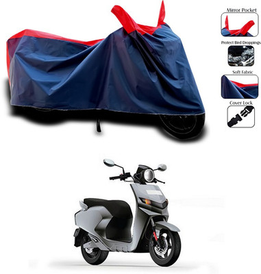 SEBONGO Waterproof Two Wheeler Cover for 22Motors(Red, Blue)