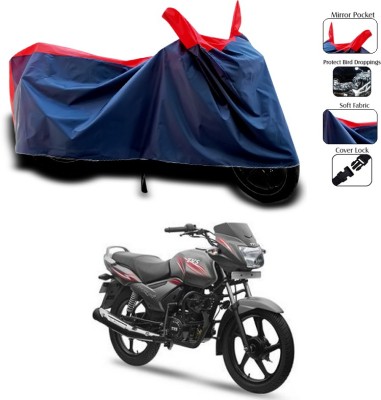 SEBONGO Waterproof Two Wheeler Cover for TVS(Red)