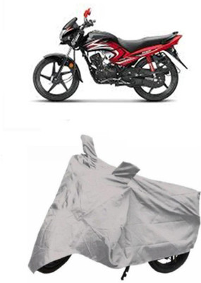 RPSENTTERPR Waterproof Two Wheeler Cover for Honda(Dream Yuga, Silver)