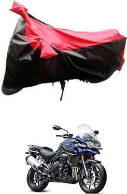 Royalrich Two Wheeler Cover for Triumph(Red, Black)