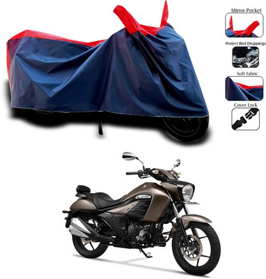 SEBONGO Waterproof Two Wheeler Cover for Suzuki(Red, Blue)