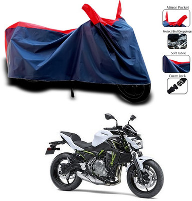 SEBONGO Waterproof Two Wheeler Cover for Kawasaki(Red)