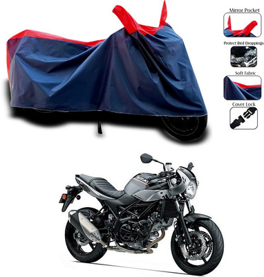 SEBONGO Waterproof Two Wheeler Cover for Suzuki(Red)
