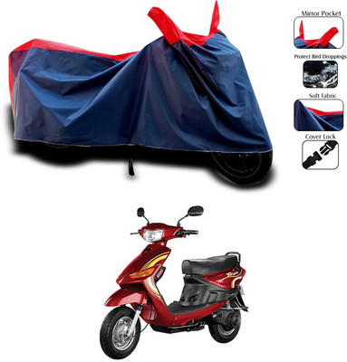 SEBOMGO Waterproof Two Wheeler Cover for Indus(Red)