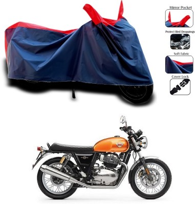 SEBONGO Waterproof Two Wheeler Cover for Royal Enfield(Red, Blue)