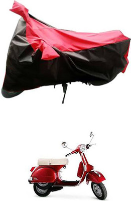 Blossom Trendz Two Wheeler Cover for LML(Red, Black)