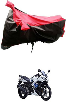 Blossom Trendz Two Wheeler Cover for Yamaha(R15 s, Red, Black)