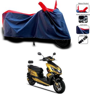 SEBONGO Waterproof Two Wheeler Cover for Okinawa(Red)
