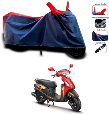 SEBONGO Waterproof Two Wheeler Cover for Hero(Red)