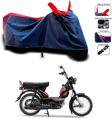 APNEK Waterproof Two Wheeler Cover for TVS(Red, Blue)