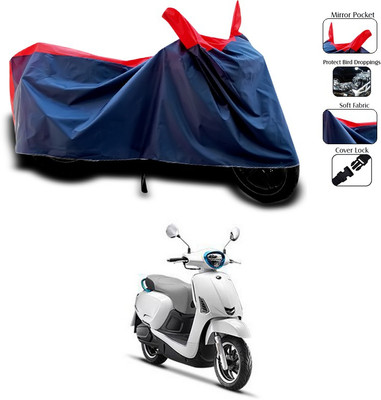 SEBONGO Waterproof Two Wheeler Cover for 22Motors(Red, Blue)