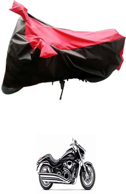Blossom Trendz Two Wheeler Cover for Suzuki(Red, Black)