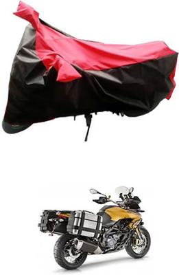 Blossom Trendz Two Wheeler Cover for Aprilia(Red, Black)