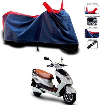 SEBONGO Waterproof Two Wheeler Cover for Okinawa(Red)