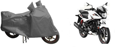 MOTOWORLD Waterproof Two Wheeler Cover for Hero(Ignitor, Grey)