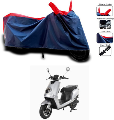 SEBONGO Waterproof Two Wheeler Cover for Universal For Bike(Red)