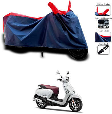 SEBONGO Waterproof Two Wheeler Cover for 22Motors(Red, Blue)