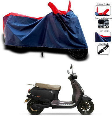 SEBOMGO Waterproof Two Wheeler Cover for Universal For Bike(Red, Blue)