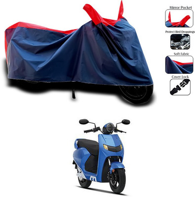 SEBONGO Waterproof Two Wheeler Cover for 22Motors(Red)