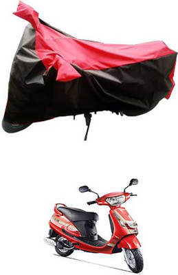 Blossom Trendz Two Wheeler Cover for Mahindra(Duro DZ, Red, Black)