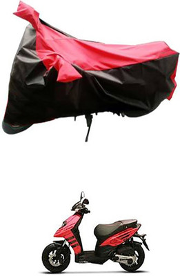 Blossom Trendz Two Wheeler Cover for Aprilia(Red, Black)