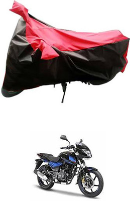 Blossom Trendz Two Wheeler Cover for Bajaj(Pulsar 150 DTS-i, Red, Black)