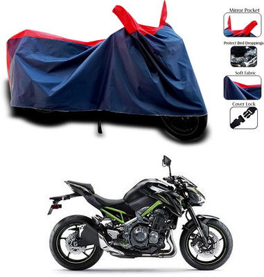 SEBONGO Waterproof Two Wheeler Cover for Kawasaki(Red)