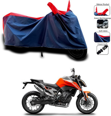 SEBONGO Waterproof Two Wheeler Cover for KTM(Red, Blue)