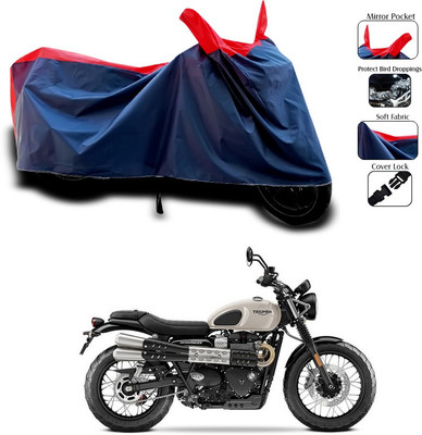 SEBONGO Waterproof Two Wheeler Cover for Triumph(Red)