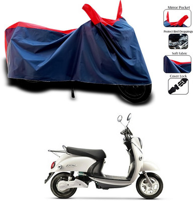 SEBONGO Waterproof Two Wheeler Cover for Evolet(Red)