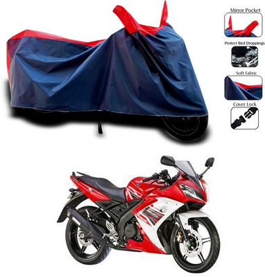 SEBONGO Waterproof Two Wheeler Cover for Yamaha(Red)