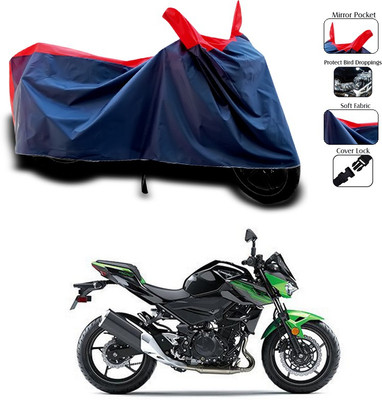 SEBONGO Waterproof Two Wheeler Cover for Kawasaki(Red)